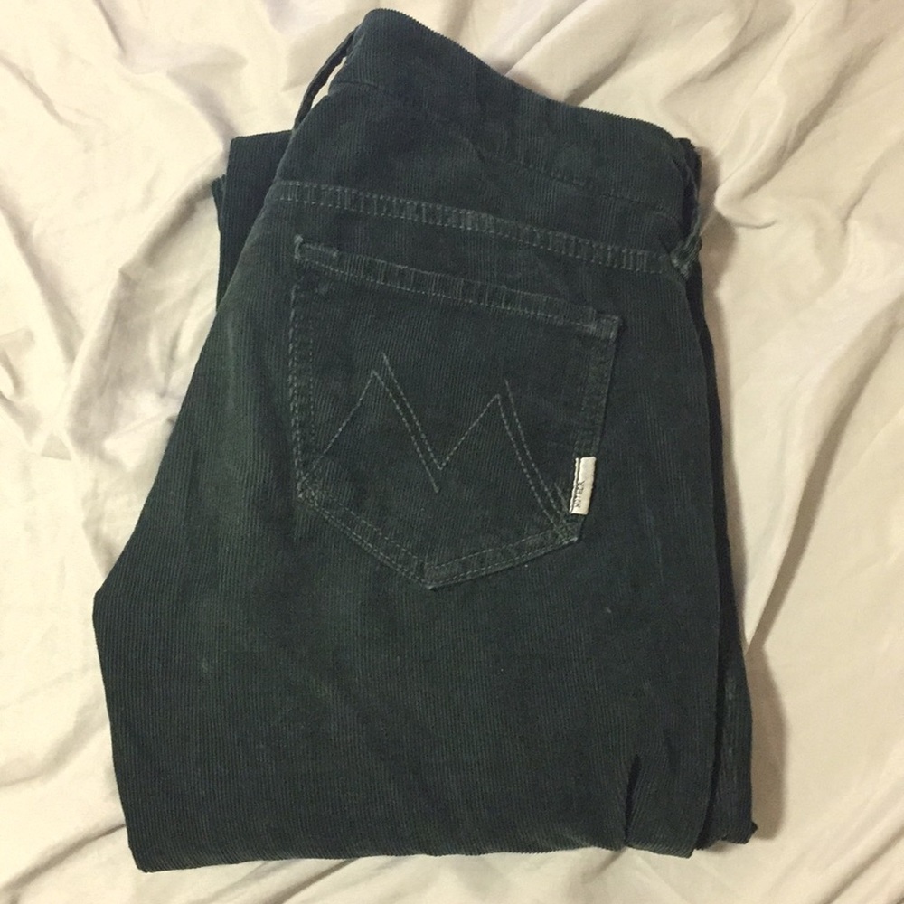 MOTHER Denim evergreen corduroy pants